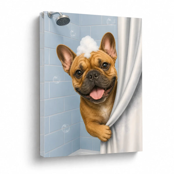 The Shower - Custom Pet Portrait