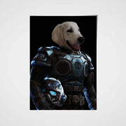 Armed Paw Custom Pet Portrait