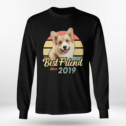 Custom T Shirt With Pet Face | Personalized Gift For Dog & Cat Lovers | Best Friend Unisex T Shirt