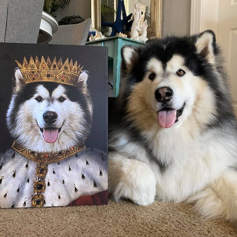 King Henry VII Custom Pet Portrait - Noble Pawtrait