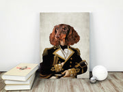 Chef d'escadron Custom Pet Portrait - Noble Pawtrait