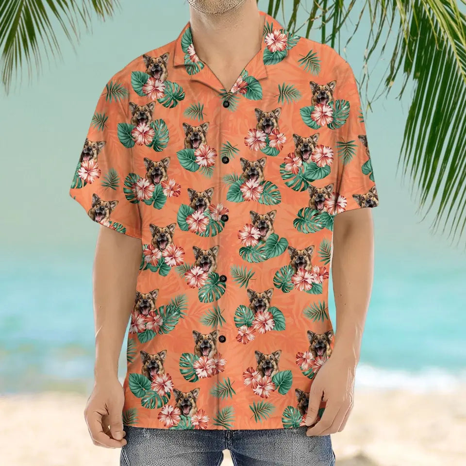 Create Your Own Hawaiian Shirt With Pet Photo