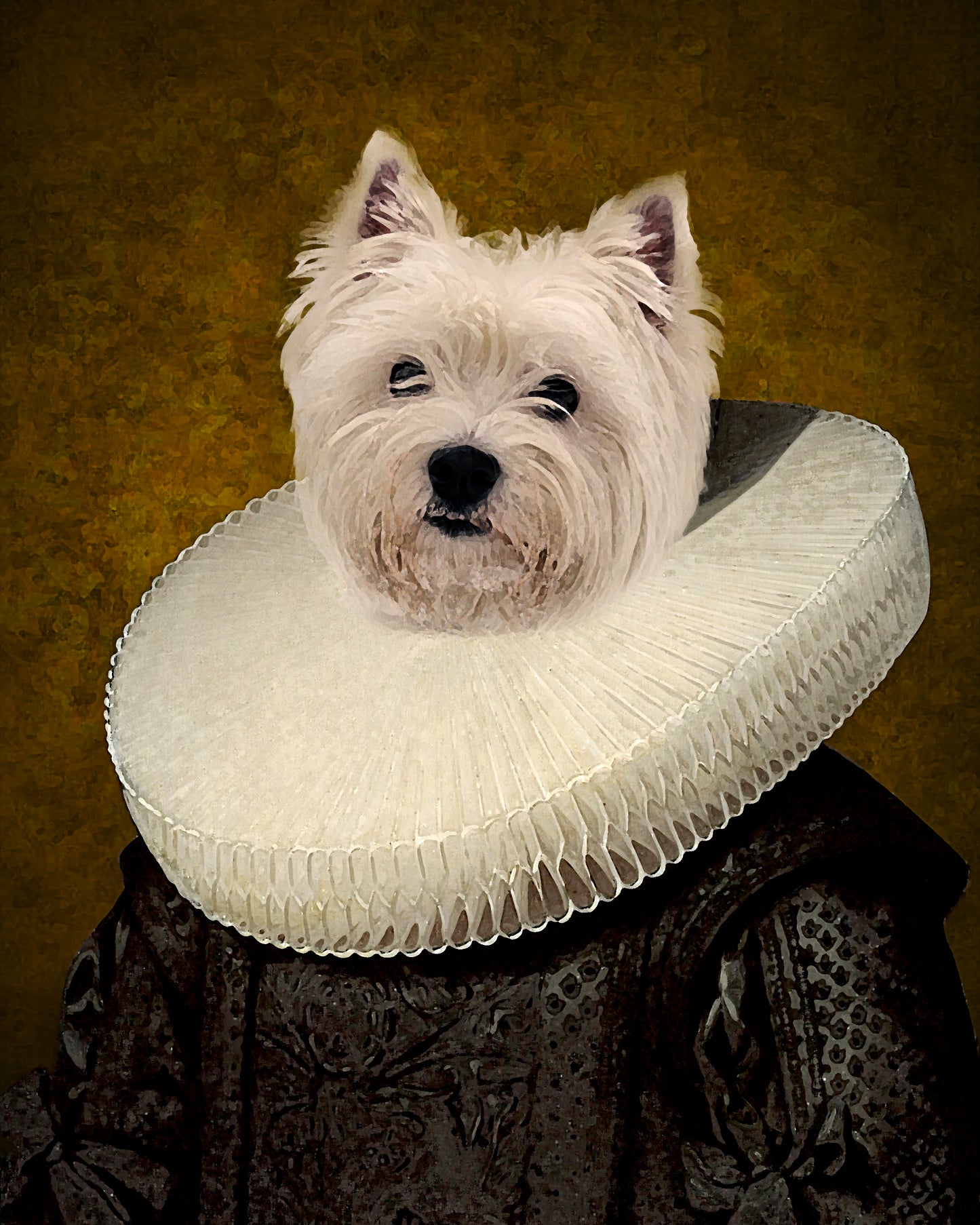 The Ruff Custom Pet Portrait Digital Download - Noble Pawtrait