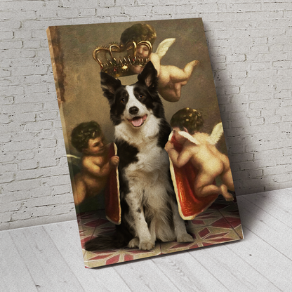 The Royal Angel Custom Pet Portrait - Noble Pawtrait