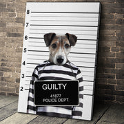 The Bad Boy Custom Pet Portrait Canvas - Noble Pawtrait