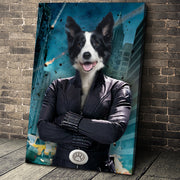 Black Paw Custom Pet Portrait - Noble Pawtrait