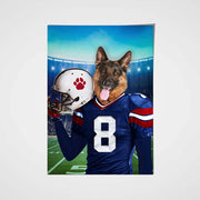 The Buffalo Fan Custom Pet Portrait - Noble Pawtrait