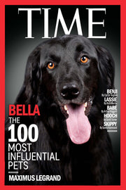 The Time Cover Custom Pet Portrait - Noble Pawtrait