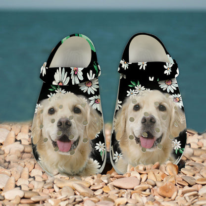 Custom Clogs With Pet Face | Personalized Gift For Pet Lovers | Daisy Photo