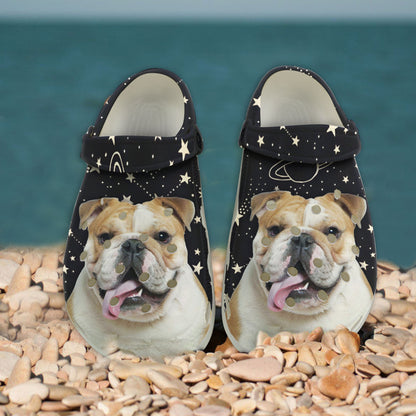 Custom Clogs With Pet Face | Personalized Gift For Pet Lovers | Galaxy Photo