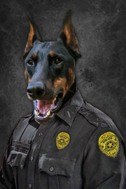 The Police Custom Pet Portrait - Noble Pawtrait