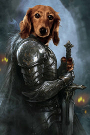 The Protector Custom Pet Portrait - Noble Pawtrait