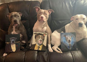 The Movie Star Custom Pet Portrait Canvas - Noble Pawtrait