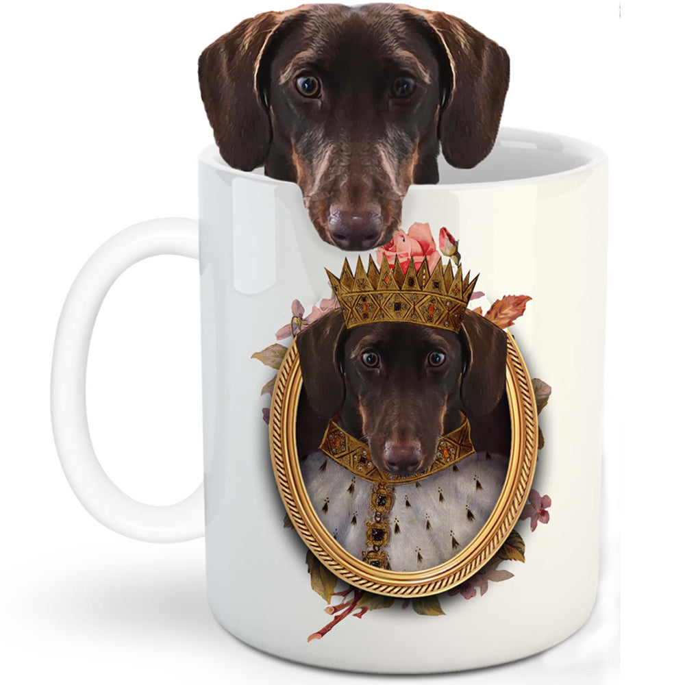 King Henry VII Custom Pet Mug - Noble Pawtrait