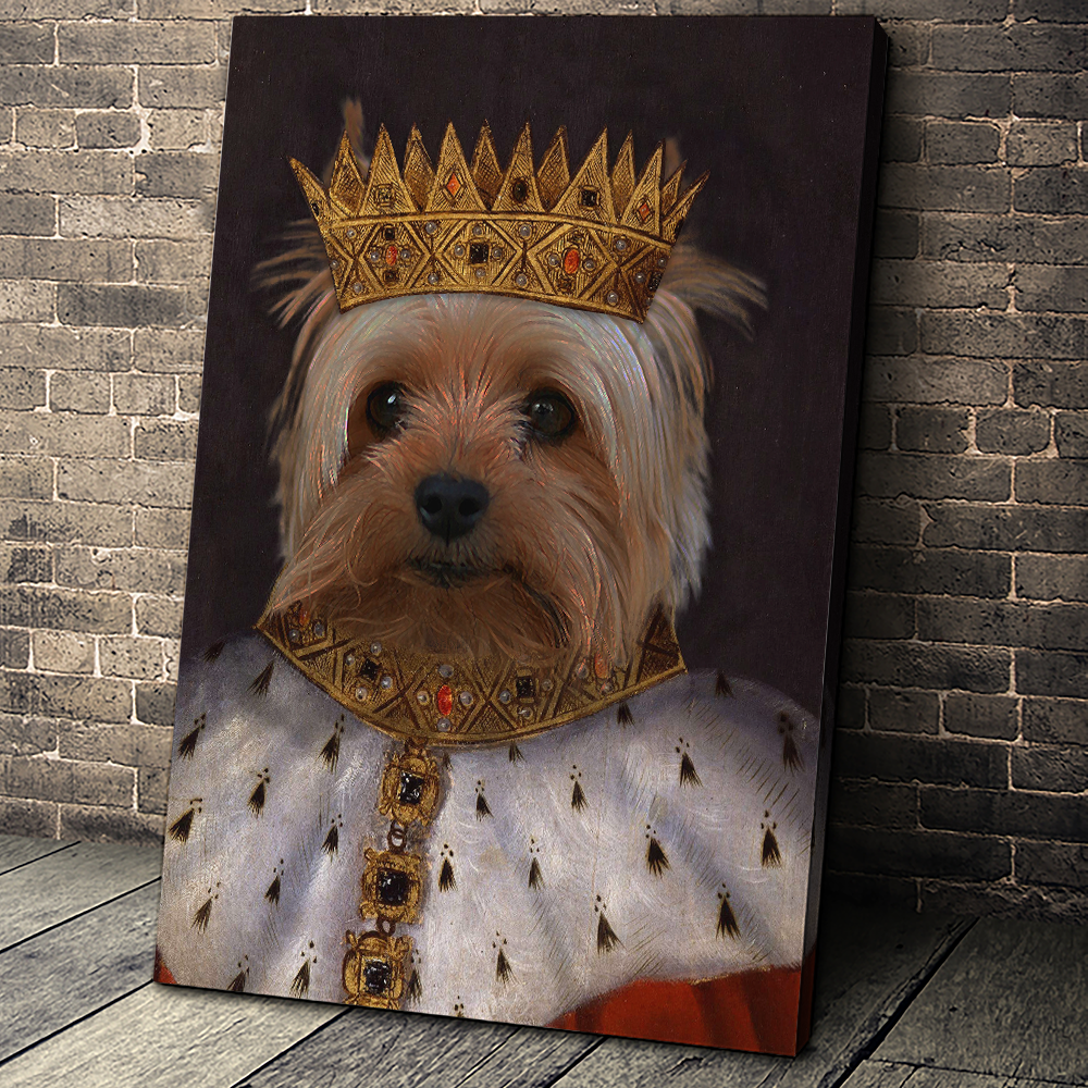 King Henry VII Custom Pet Portrait Digital Download - Noble Pawtrait