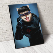 Big eye Paw Custom Pet Portrait Canvas - Noble Pawtrait