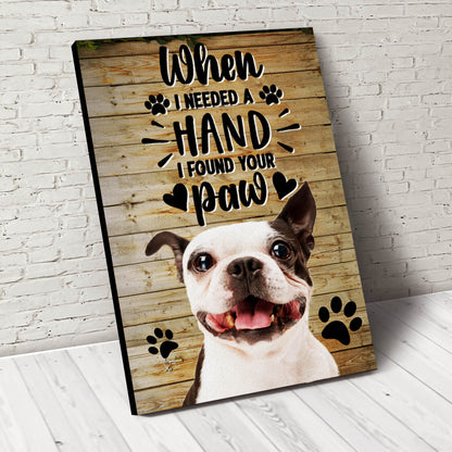 When I need a hand  Custom Pet Portrait - Noble Pawtrait