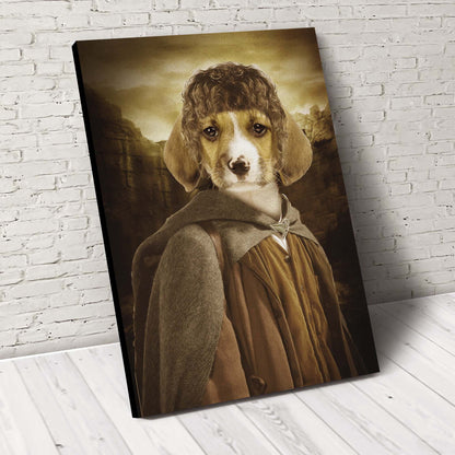 Fropaw Custom Pet Portrait Canvas - Noble Pawtrait