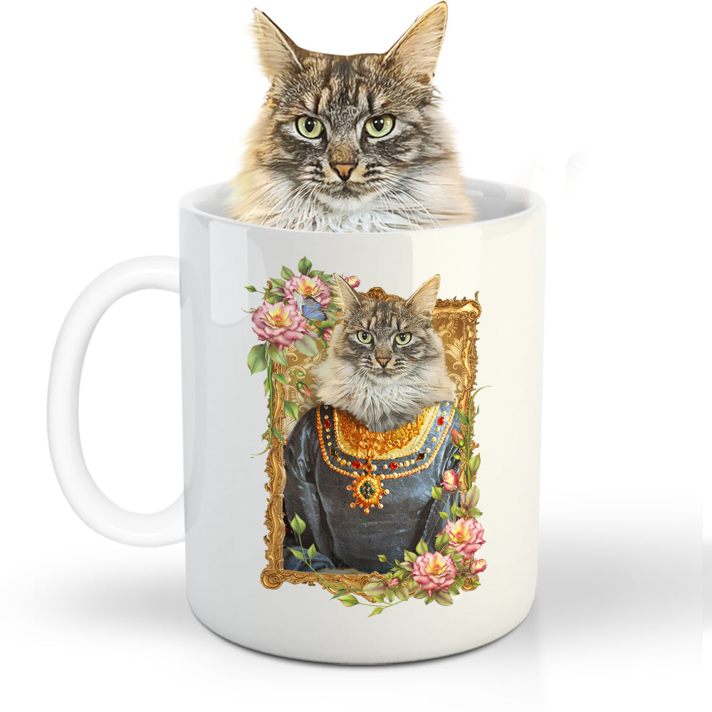 The Marchioness Custom Pet Mug - Noble Pawtrait