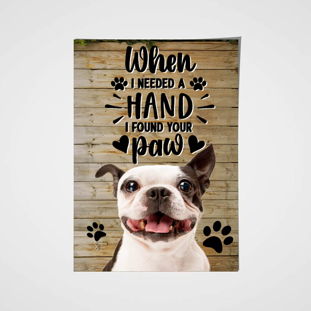 When I need a hand  Custom Pet Portrait - Noble Pawtrait