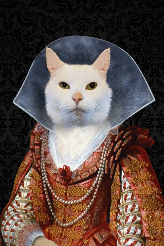My Lady Custom Pet Portrait Digital Download - Noble Pawtrait