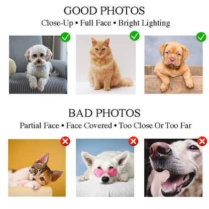 The Triplet Custom Pet Portrait Poster - Noble Pawtrait