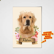 The Memorable Paw Custom Pet Portrait - Noble Pawtrait