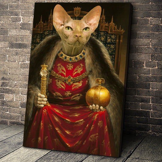 The Prophet Lord Custom Pet Portrait Canvas - Noble Pawtrait