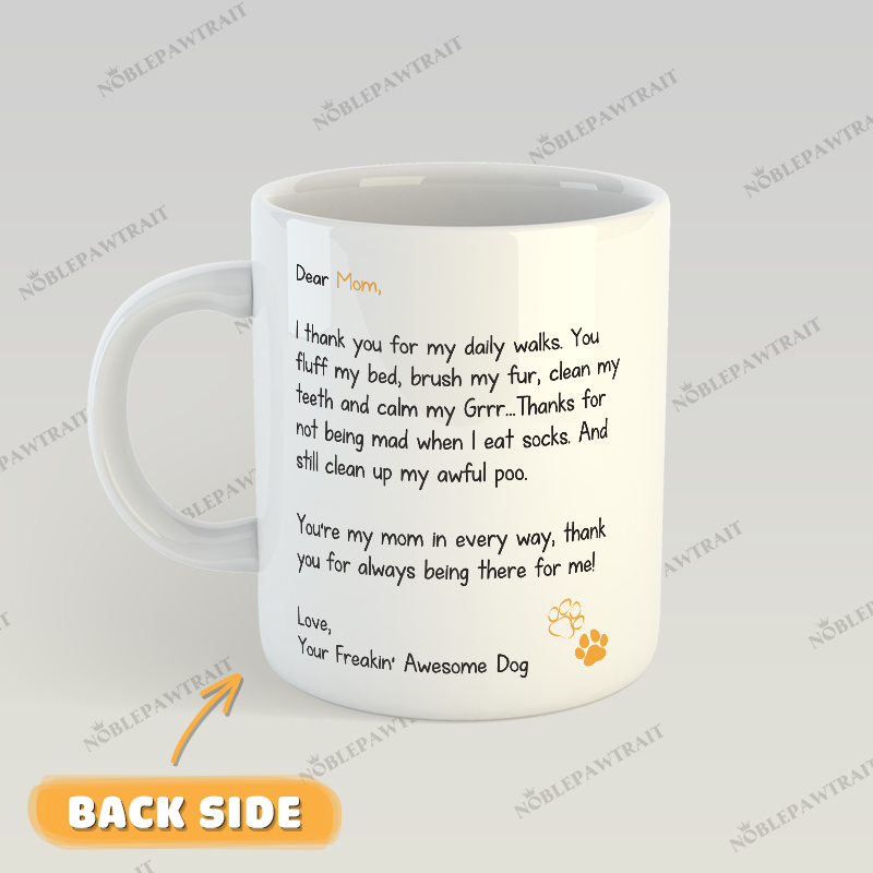 Bad Boy Custom Pet Mug - Noble Pawtrait