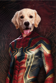 The Spider Paw Custom Pet Portrait - Noble Pawtrait