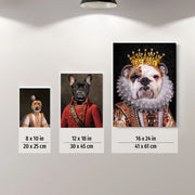 The Sergeant Custom Pet Portrait Canvas - Noble Pawtrait