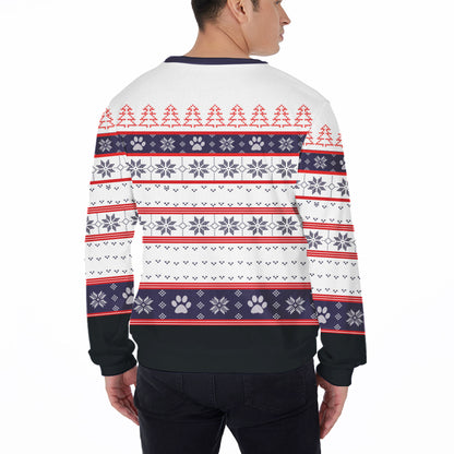 Ugly Sweater All Over Print Custom Merry Christmas White Color