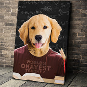 The Teacher Custom Pet Portrait - Noble Pawtrait
