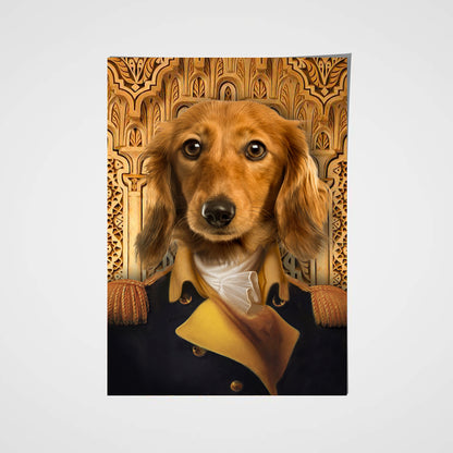 The Chief Of State Custom Pet Portrait Poster - Noble Pawtrait