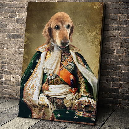 The Crown Custom Pet Portrait - Noble Pawtrait