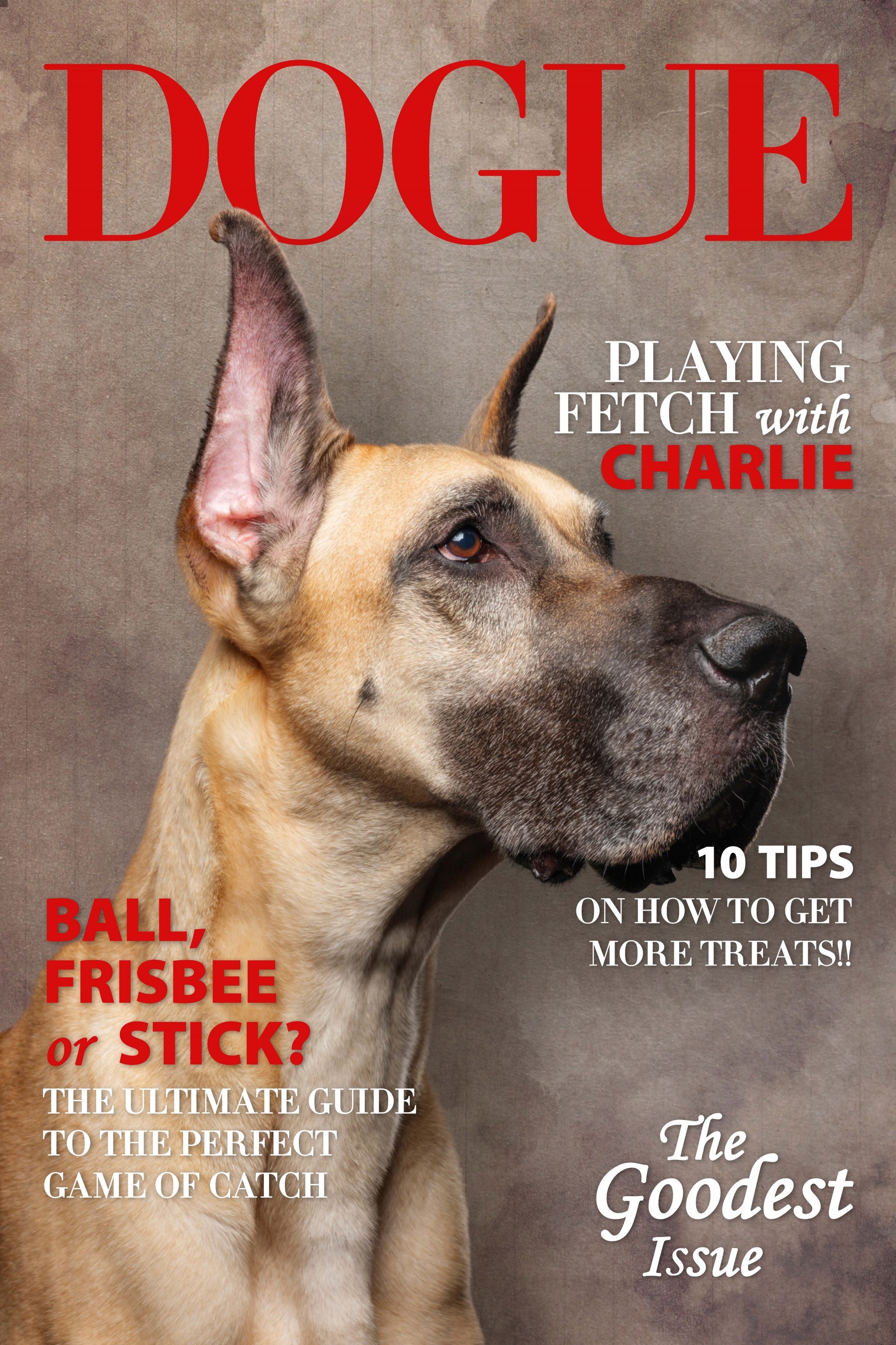 The Dogue Custom Pet Portrait Digital Download - Noble Pawtrait