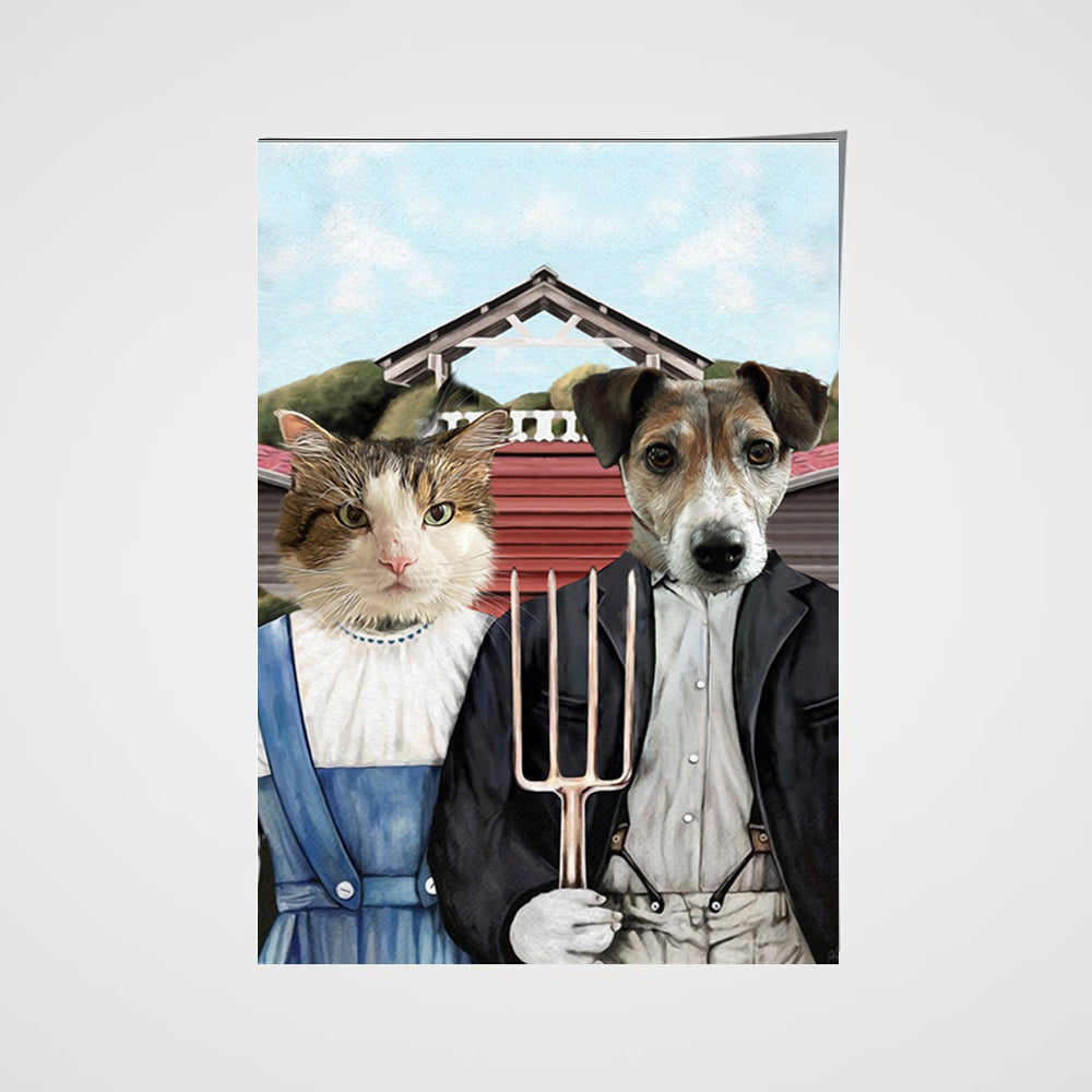 The Farmers Custom Pet Portrait Poster - Noble Pawtrait
