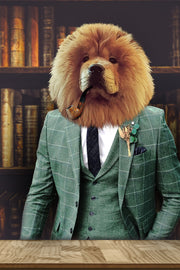 The Gentleman Custom Pet Portrait - Noble Pawtrait