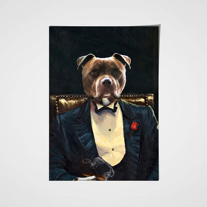 The Legend Custom Pet Portrait Poster - Noble Pawtrait