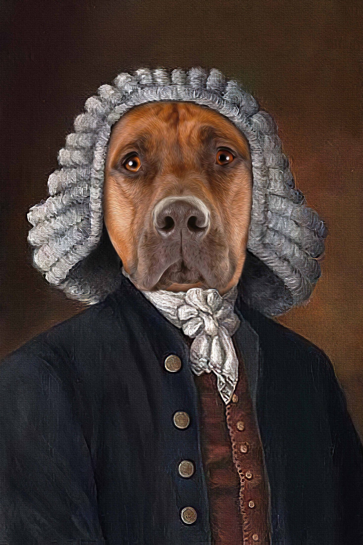 The Law Custom Pet Portrait - Noble Pawtrait