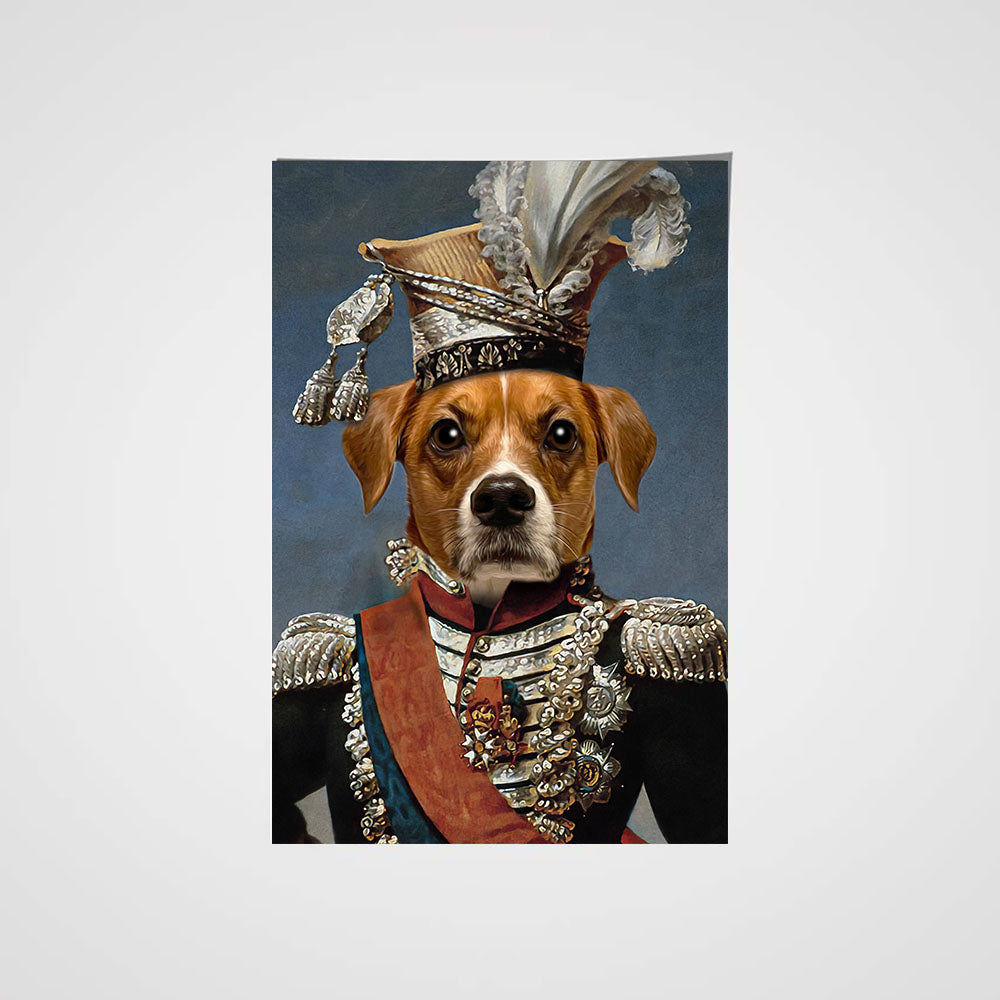 The Legend Colonel Custom Pet Portrait - Noble Pawtrait