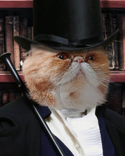 The Magician Custom Pet Portrait Canvas - Noble Pawtrait