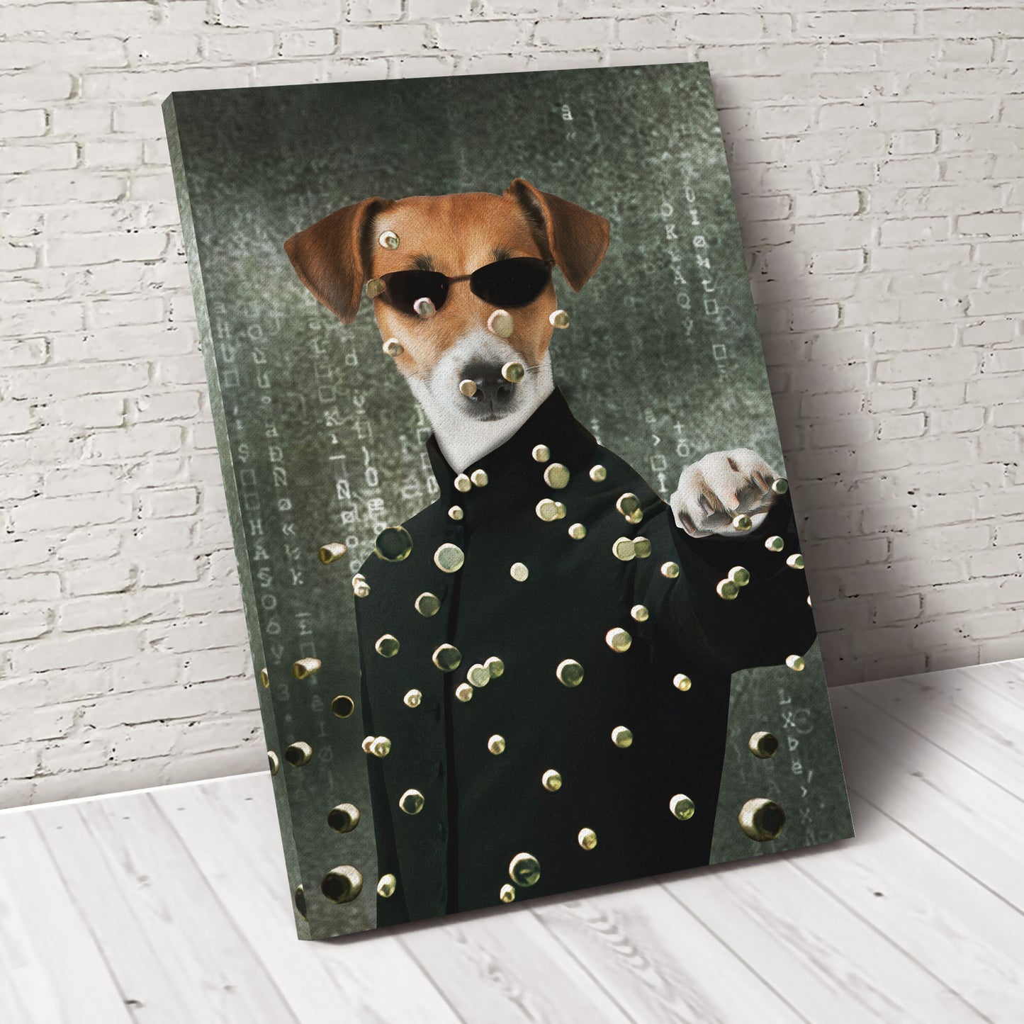 The Matrixpaw Custom Pet Portrait Canvas - Noble Pawtrait