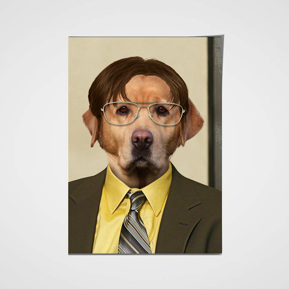 The Movie Star Custom Pet Portrait Poster - Noble Pawtrait