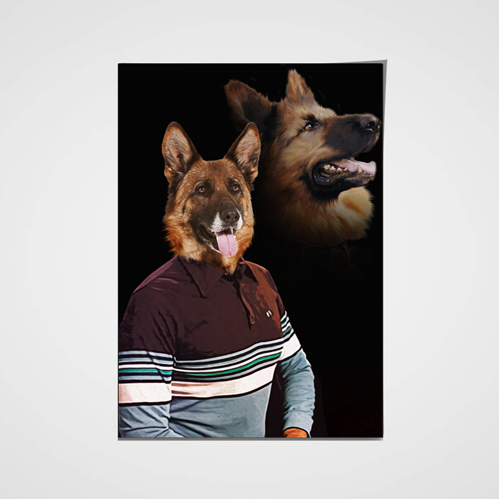 The Nerd Custom Pet Portrait Poster - Noble Pawtrait