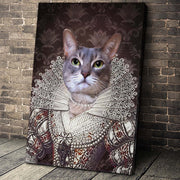 The Pearl Princess Custom Pet Portrait - Noble Pawtrait