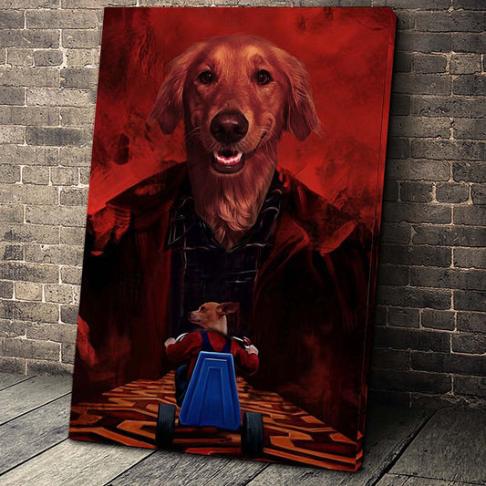 Shining Custom Pet Portrait - Noble Pawtrait