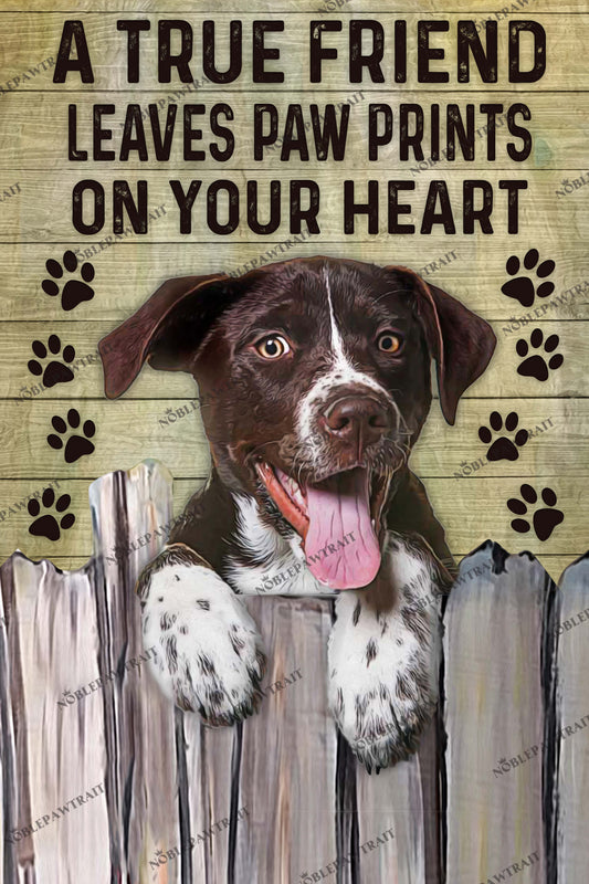 The True Friend Custom Pet Portrait Digital Download - Noble Pawtrait