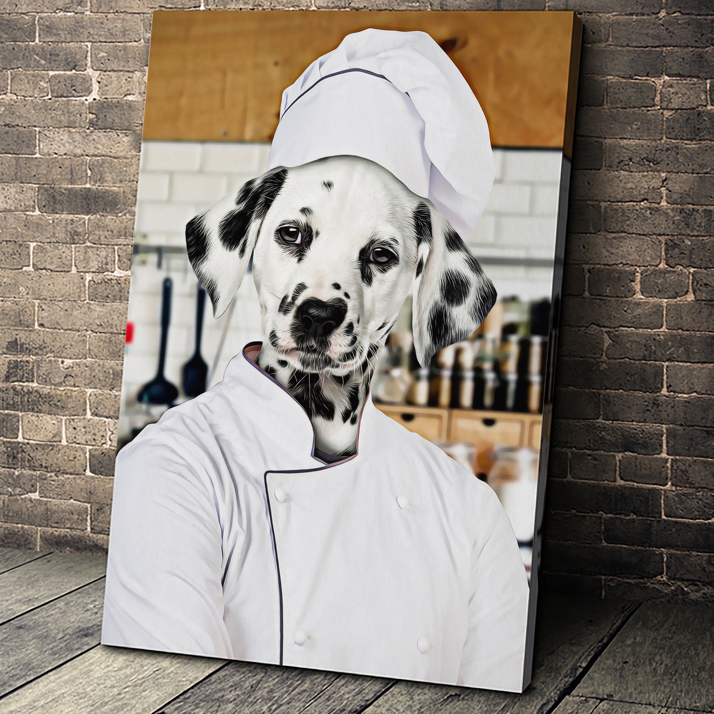 The Chef Custom Pet Portrait - Noble Pawtrait