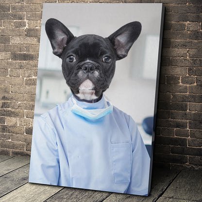 The Dentist Custom Pet Portrait - Noble Pawtrait